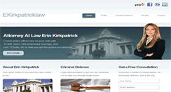 Desktop Screenshot of ekirkpatricklaw.com